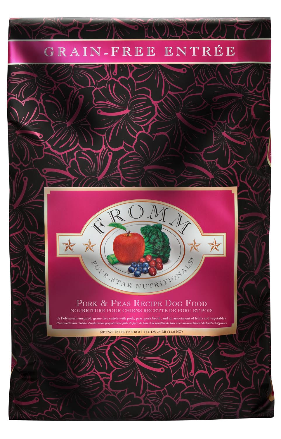 Fromm 4 Star Grain Free Pork & Peas Dog 26lb