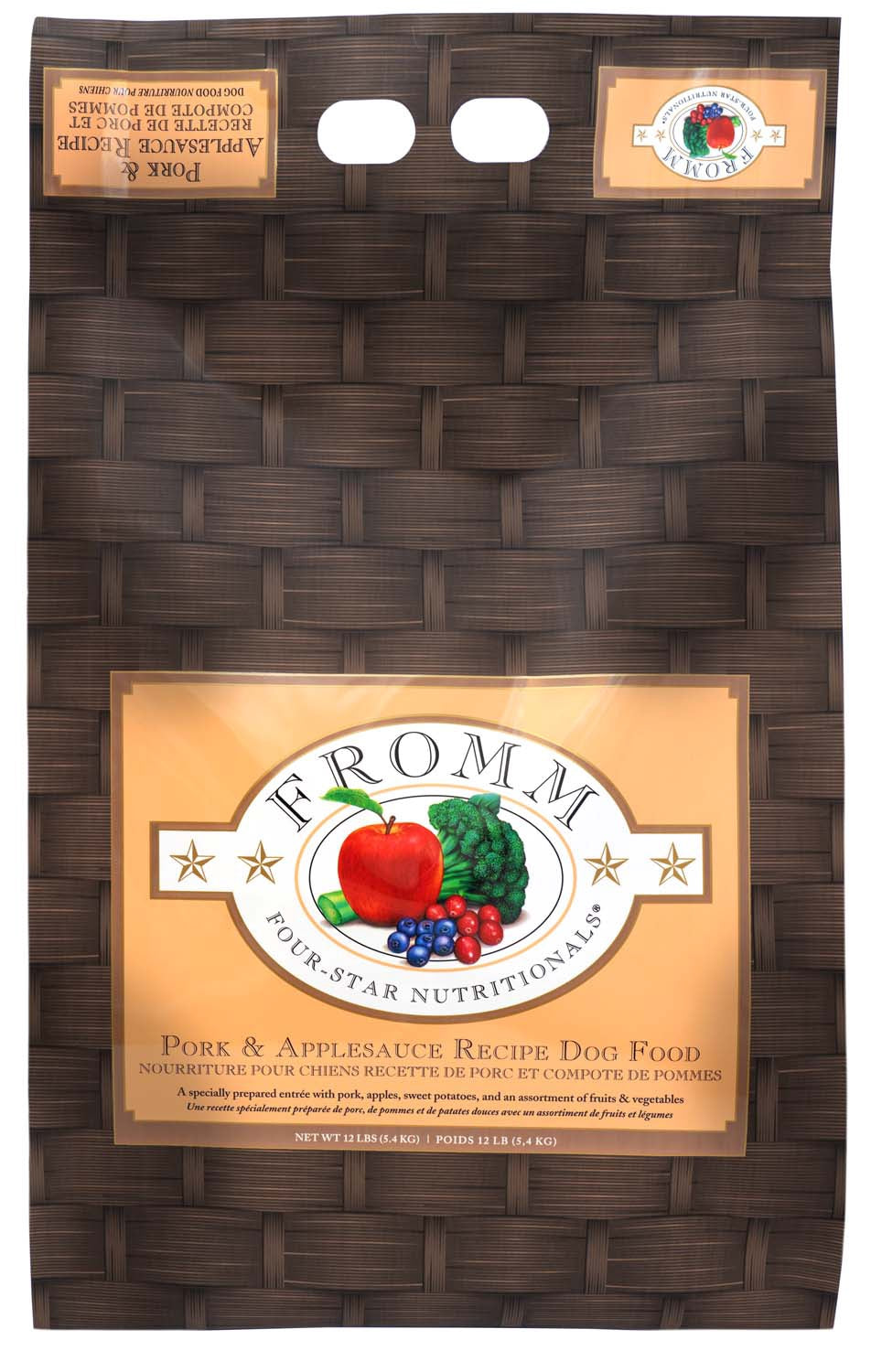 Fromm 4 Star Pork & Applesauce Dog 12lb