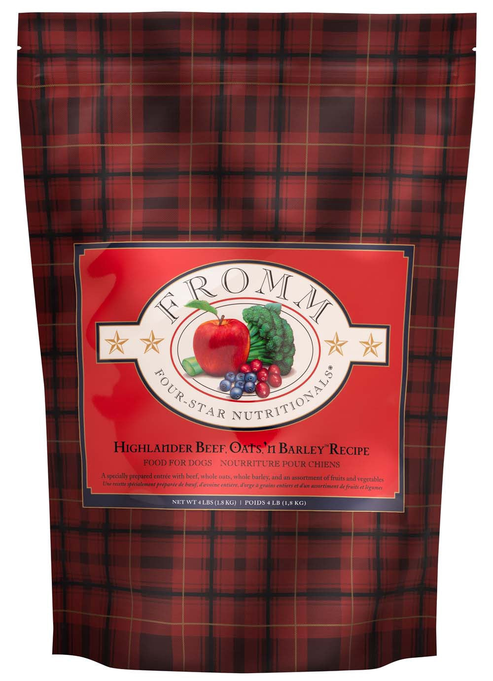 Fromm 4 Star Highlander Beef, Oats, 'n Barley Dog