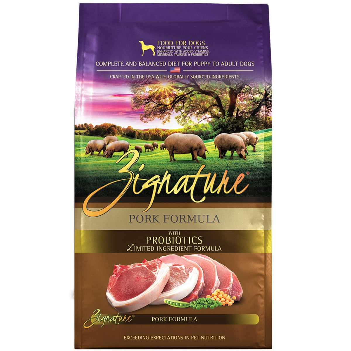 Zignature ZIGNA Dog Grain Free Pork 12.5 lb