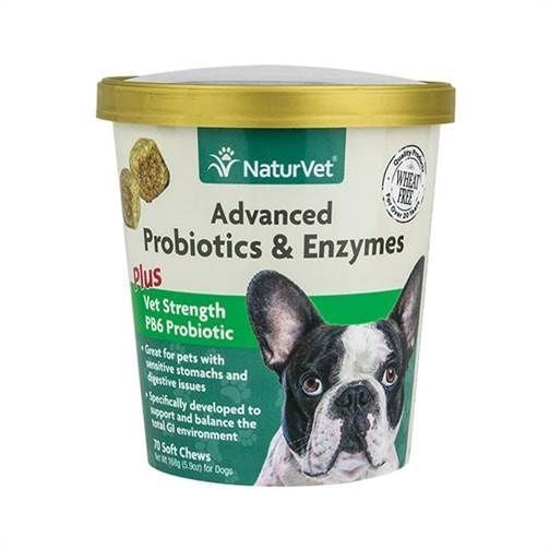 Naturvet Advanced Probiotics+Enzymes Soft Chew 70ct