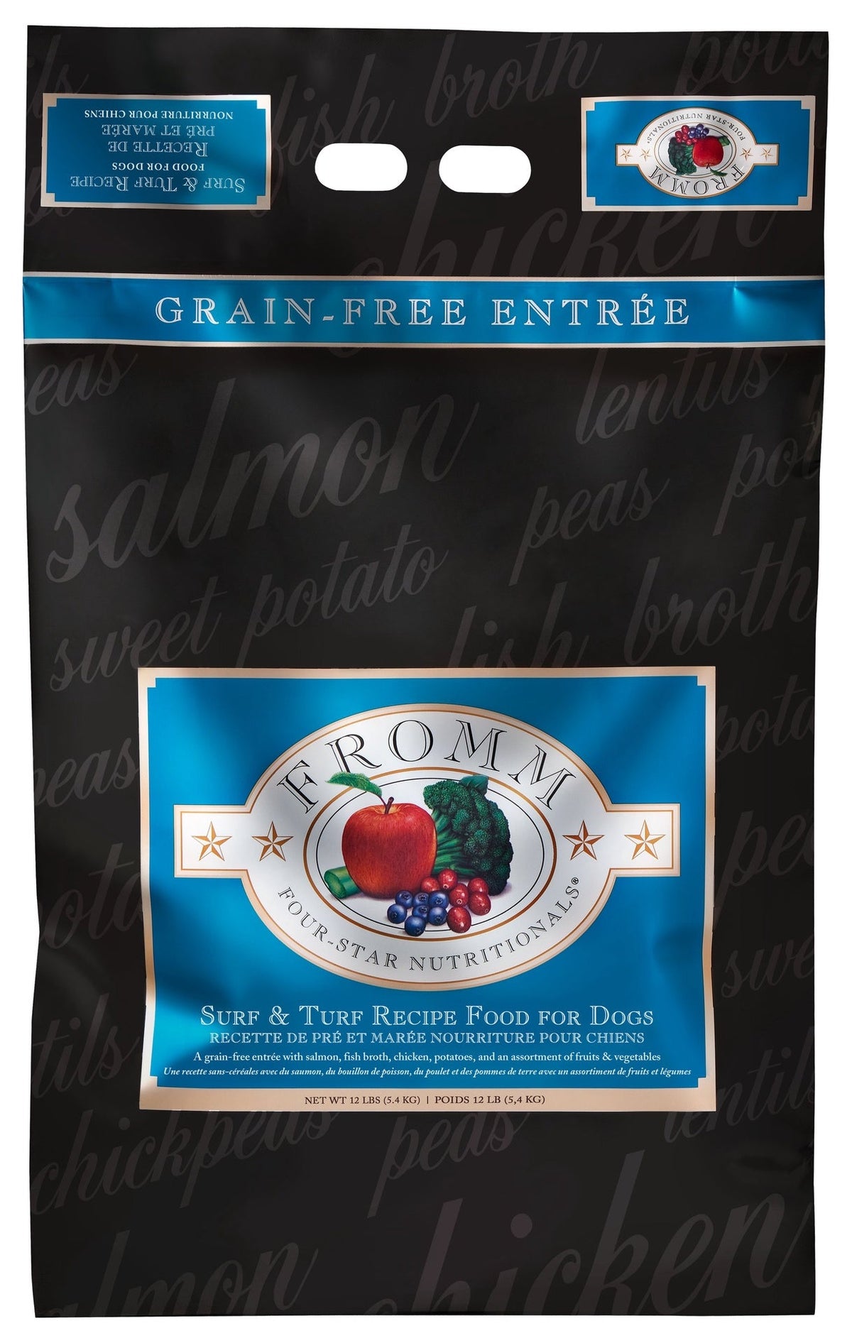 Fromm 4 Star Grain Free Surf and Turf Dog 12lb