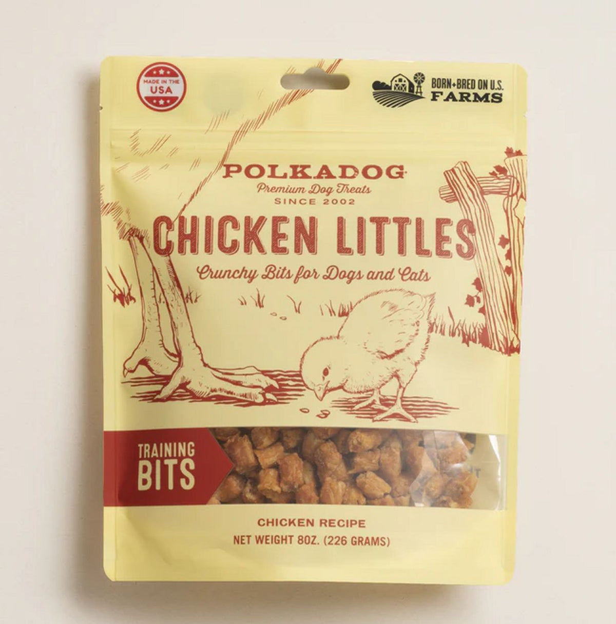 Polkadog Chicken Littles bits 7 oz