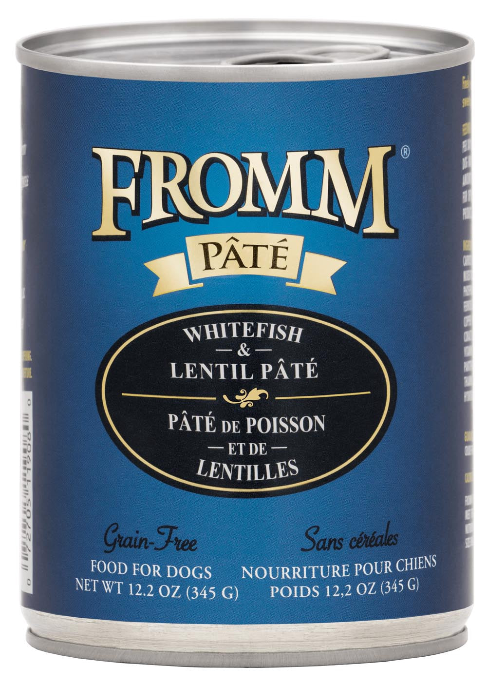 Fromm Grain Free Whitefish and Lentil Pate 12.2oz