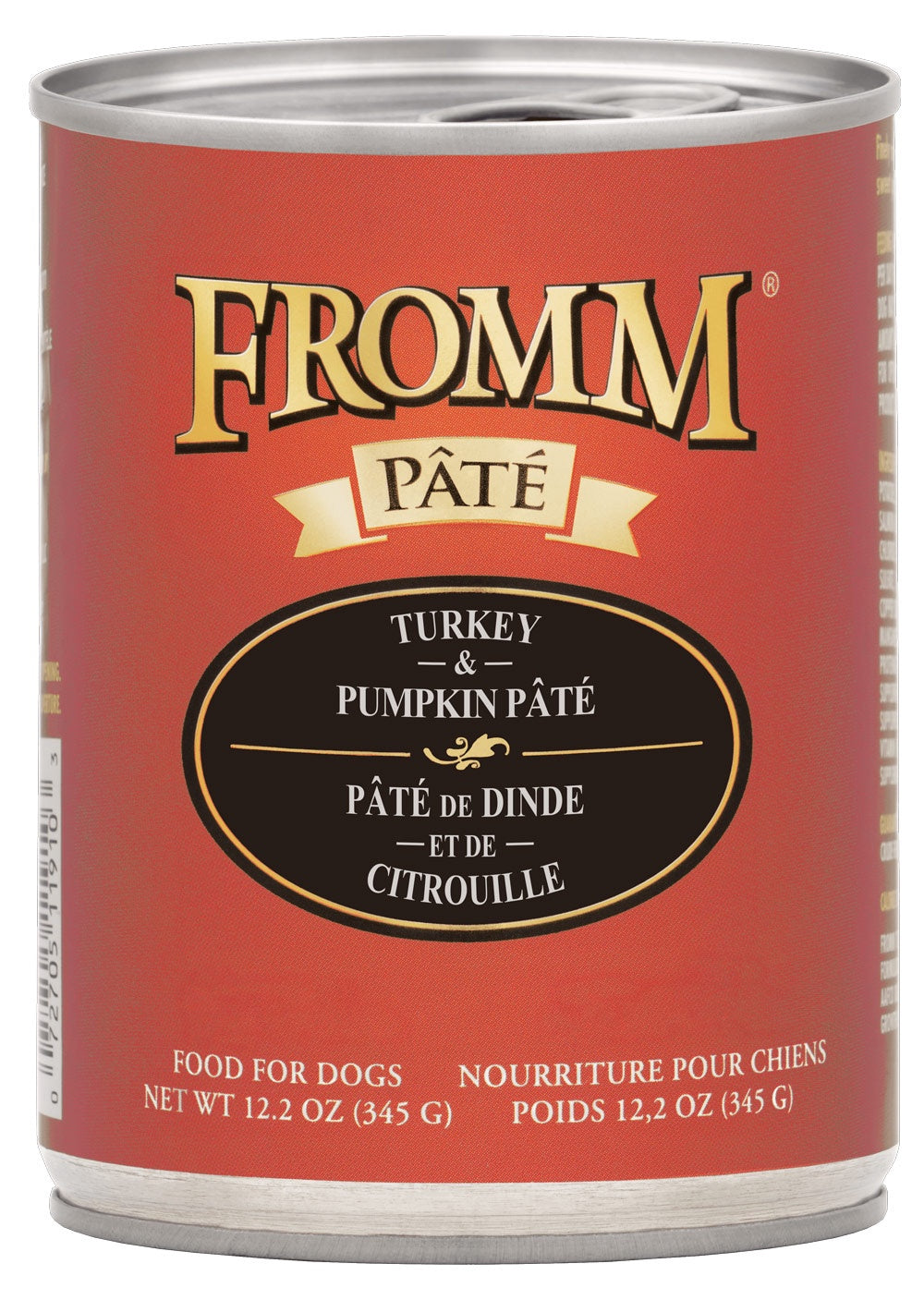 Fromm Grain Free Turkey & Pumpkin Pate 12.2z