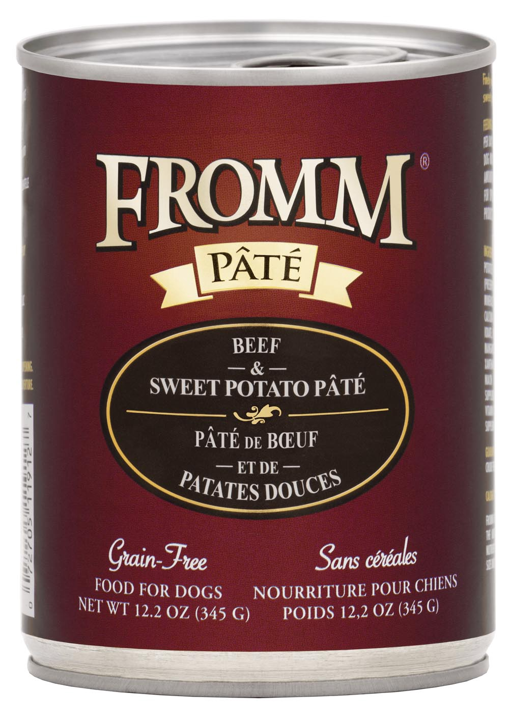 Fromm Grain Free Beef and Sweet Potato Pate 12.2oz
