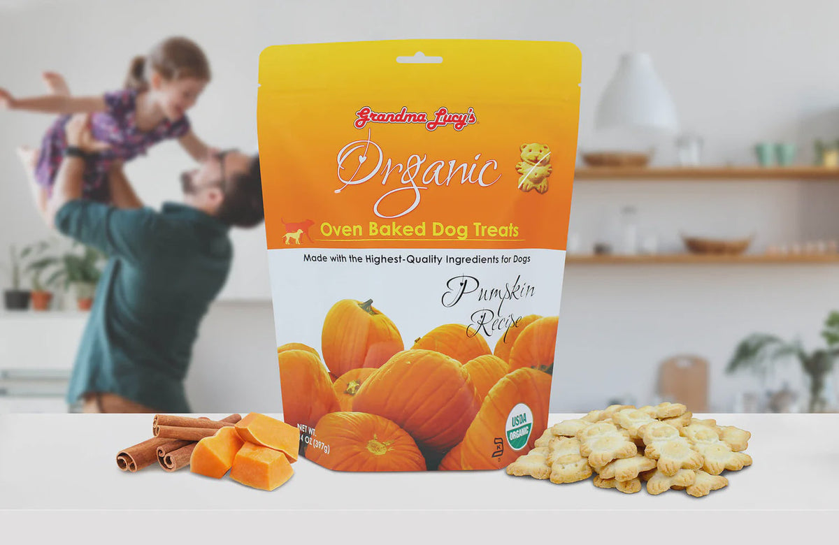 Grandma Lucy's Organic Pumpkin Treats Dog 14oz