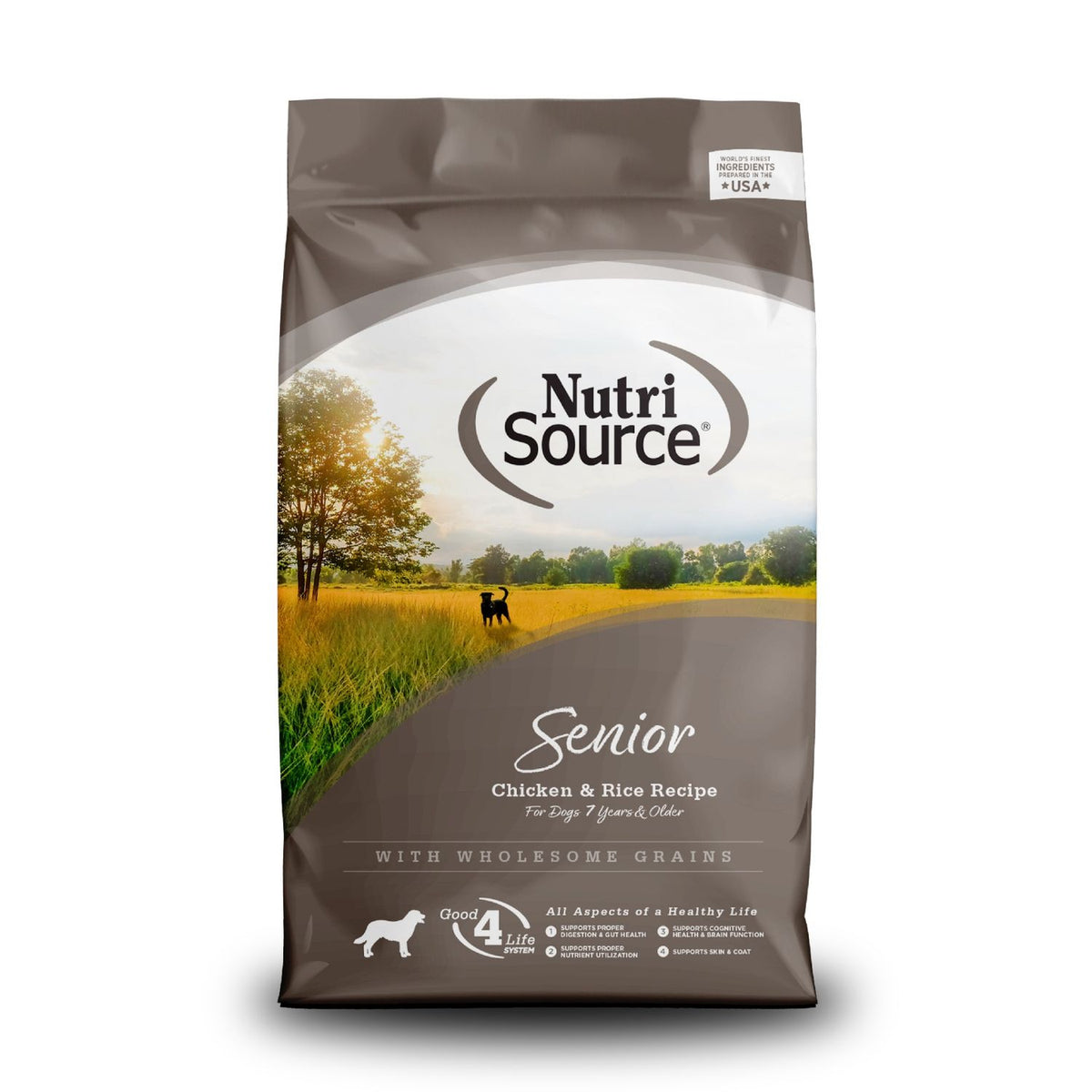 NutriSource Senior Chicken and Rice 26lb