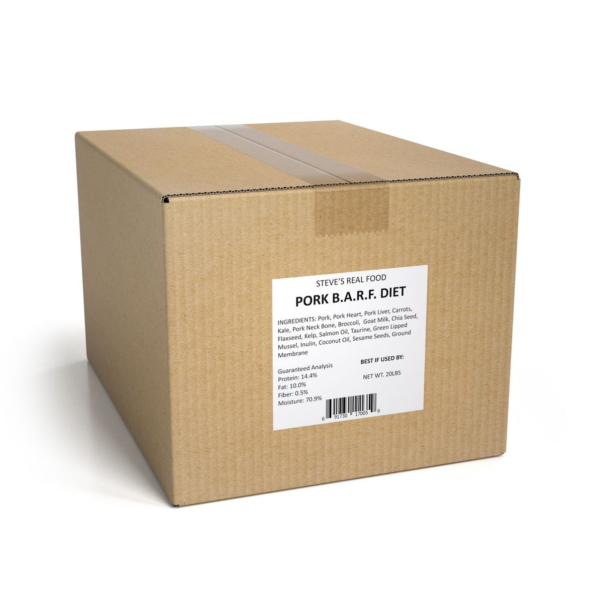 Steves Dog Food Pork PAT Bulk 20 lb