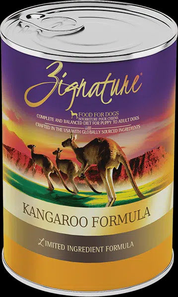 Zignature Kangaroo Formula Dog Can 13oz