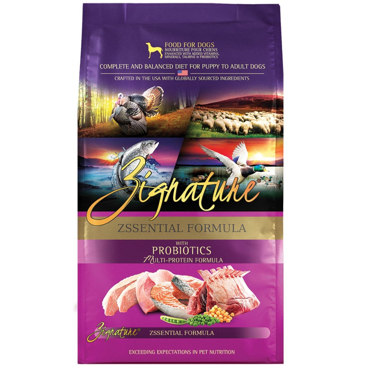 Zignature ZIGNA Dog Grain Free ZSSENTL 12.5 lb