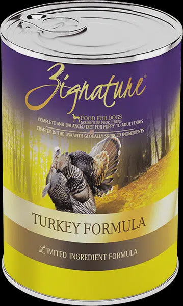 Zignature Turkey Formula Dog Can 13oz