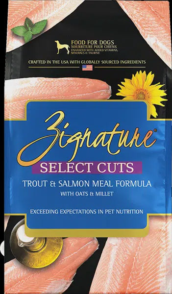 Zignature Select Cuts Trout & Salmon Dog 12.5 lbs