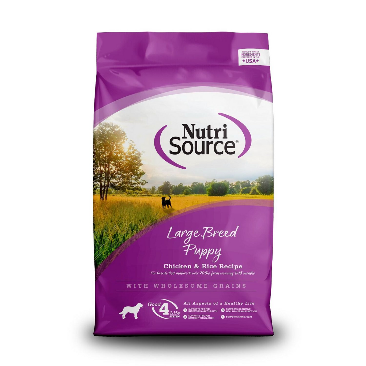 NutriSource Puppy Large Breed Chicken and Rice 26lb