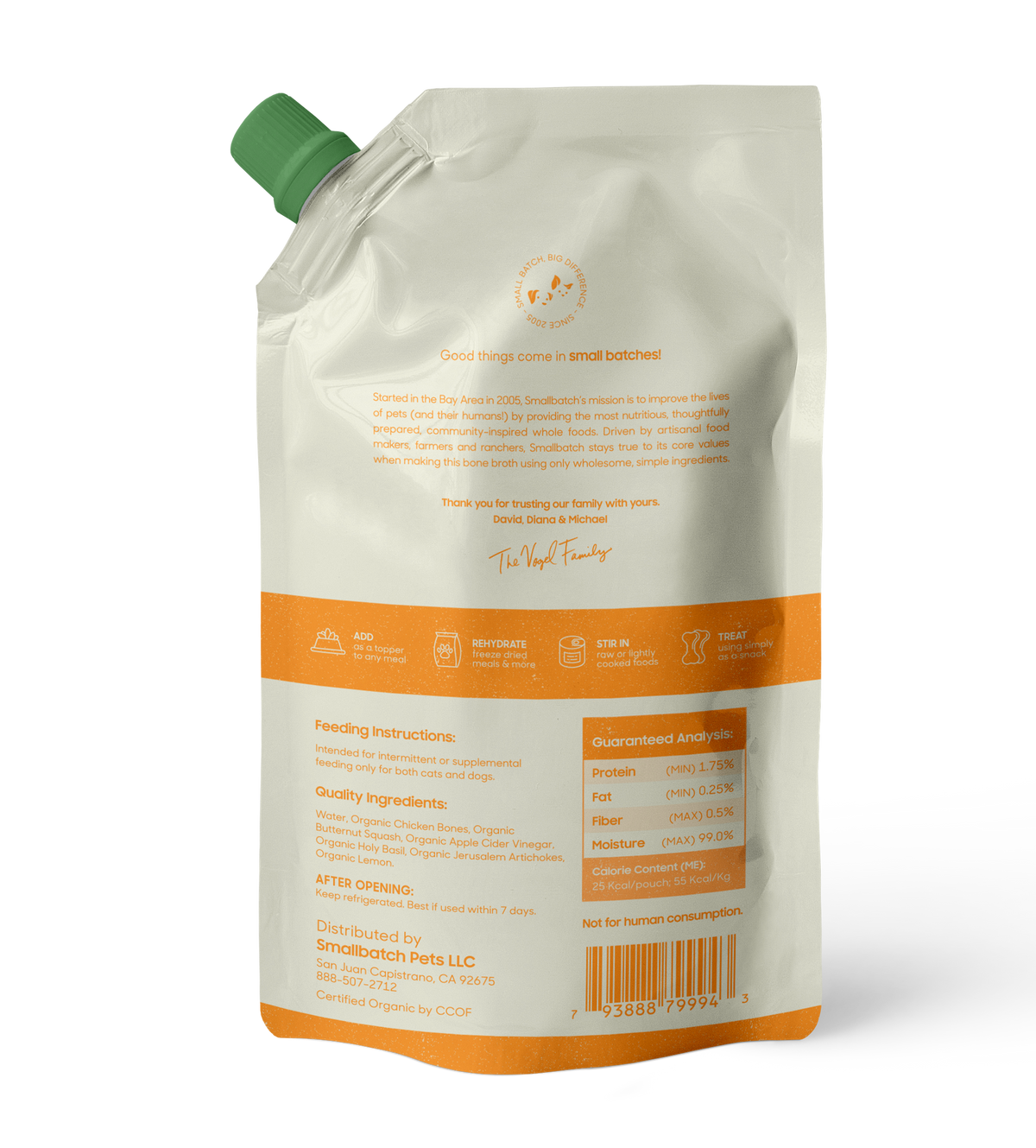 SmallBatch Chicken Bone Broth 16oz