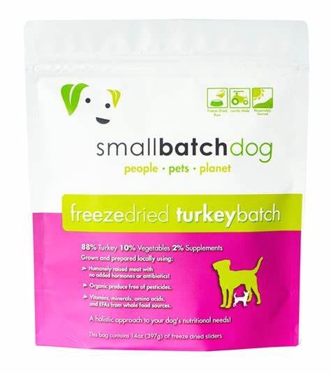 Small Batch Dog Freeze Dried Turkey Sliders