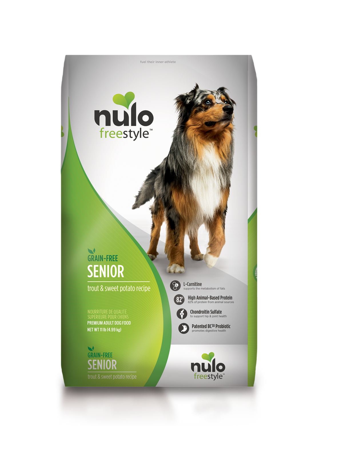 Nulo freestyle Senior Trout & Sweet Potato 11lbs