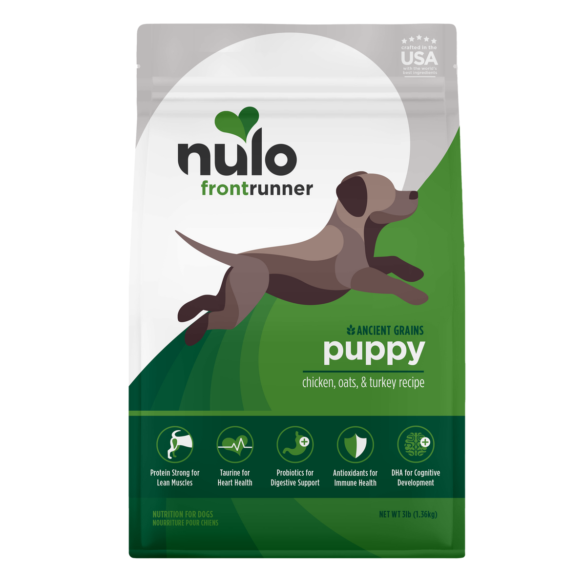 Nulo FrontRunner Puppy Chicken,Oats, and Turkey 3lb