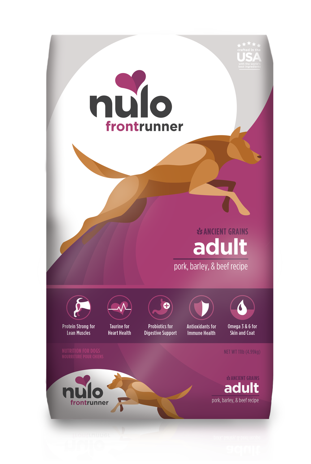 Nulo Frontrunner Pork Barley & Beef 11lbs
