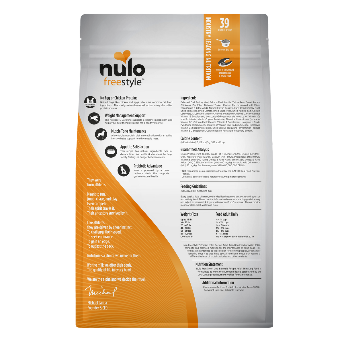 Nulo Freestyle Trim Grain Free Cod 4.5lb