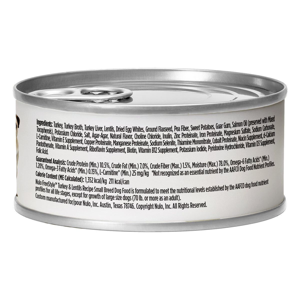 Nulo Freestyle Small Breed Turkey & Lentil 5.5oz
