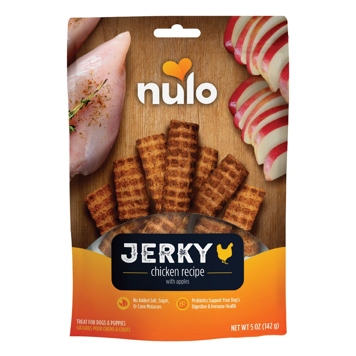 Nulo Freestyle Dog- Jerky Strips Grain Free- Chicken 5oz