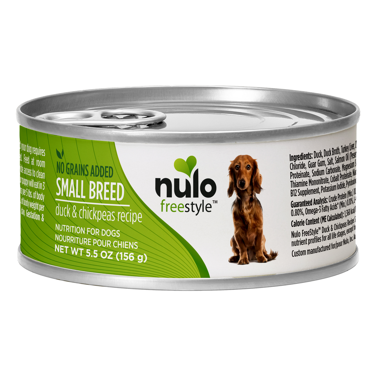Nulo Freestyle Small Breed Duck & Chickpeas 5.5oz