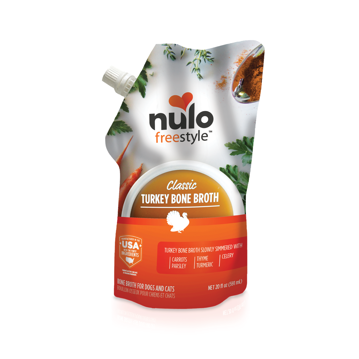 Nulo Freestyle Turkey Bone Broth 20oz
