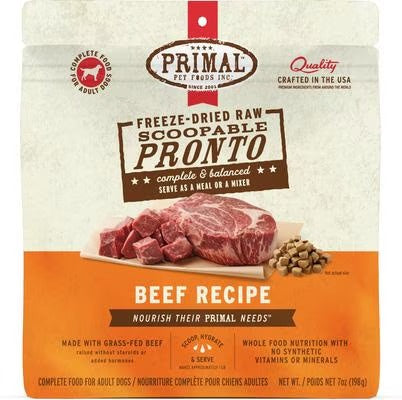 Primal Freeze Dried Pronto Beef 7oz