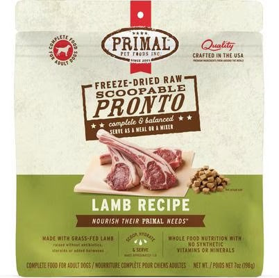 Primal Freeze Dried Pronto Lamb 7oz