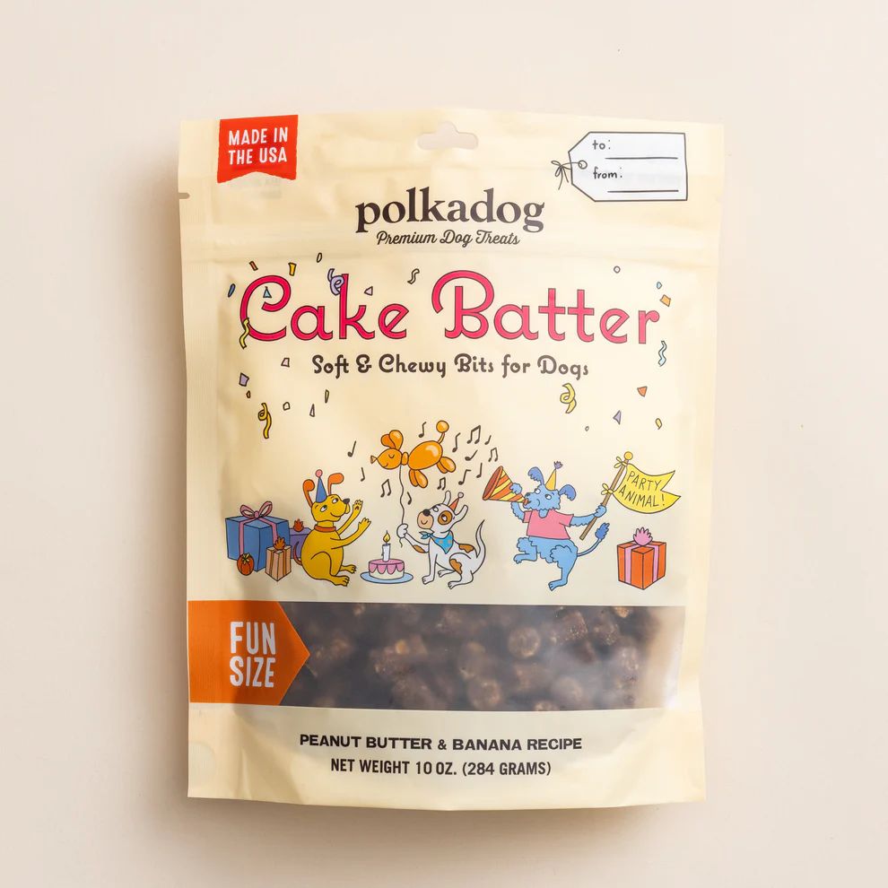 Polkadog Cake Batter Treat