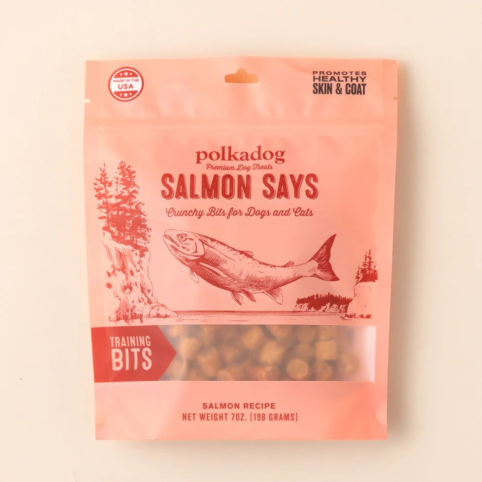 Polkadog Salmon Says Bits 7oz