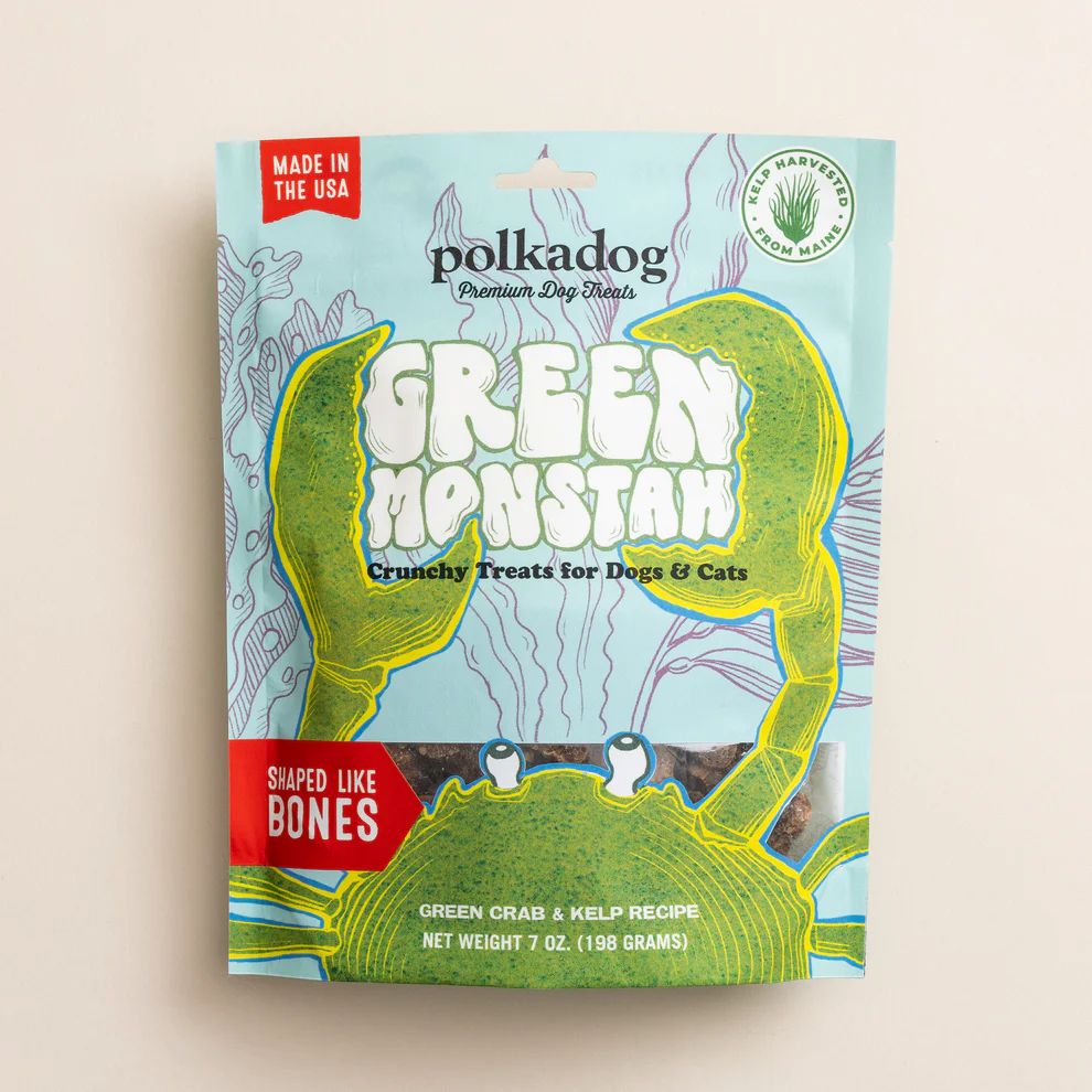Polkadog Green Monstah bones 7 Oz
