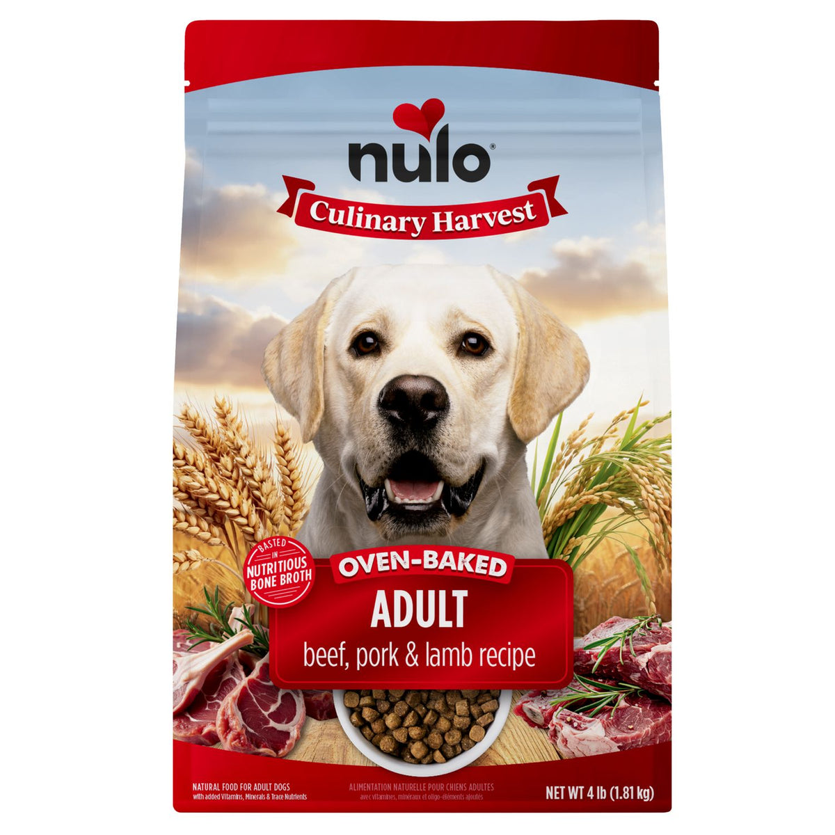 Nulo Culinary Harvest Beef, Pork, and Lamb 4lb