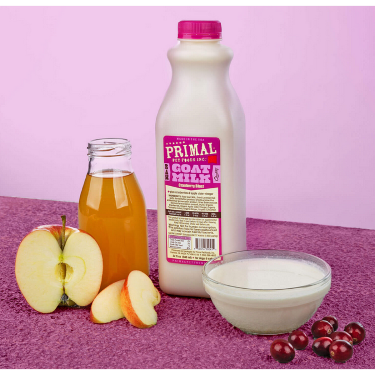 Primal Goats Milk With Cranberry 1QT