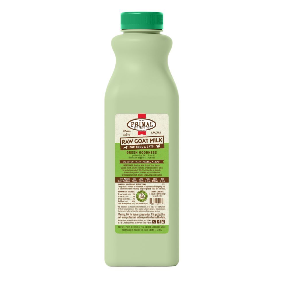 Primal Goats Milk Green Goodness 1qt