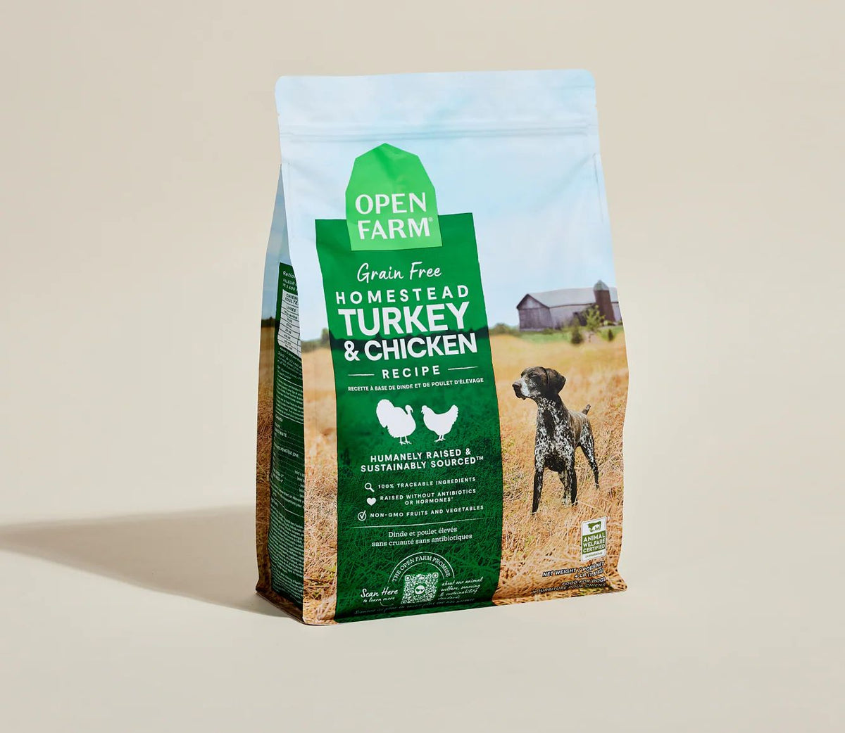 Open Farm Dog Grain Free Turkey/Chicken 11 Lbs