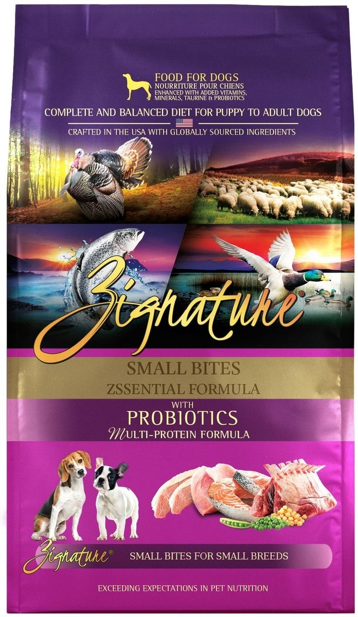 Zignature ZIGNA Dog Grain Free Small BTS ZSSENTL 4 lb