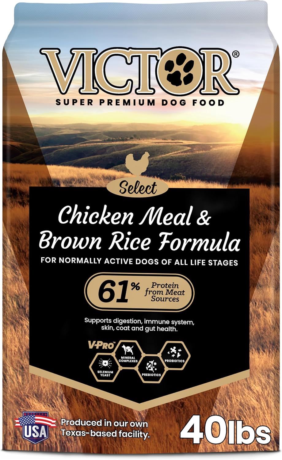 Victor Chicken & Rice Dog