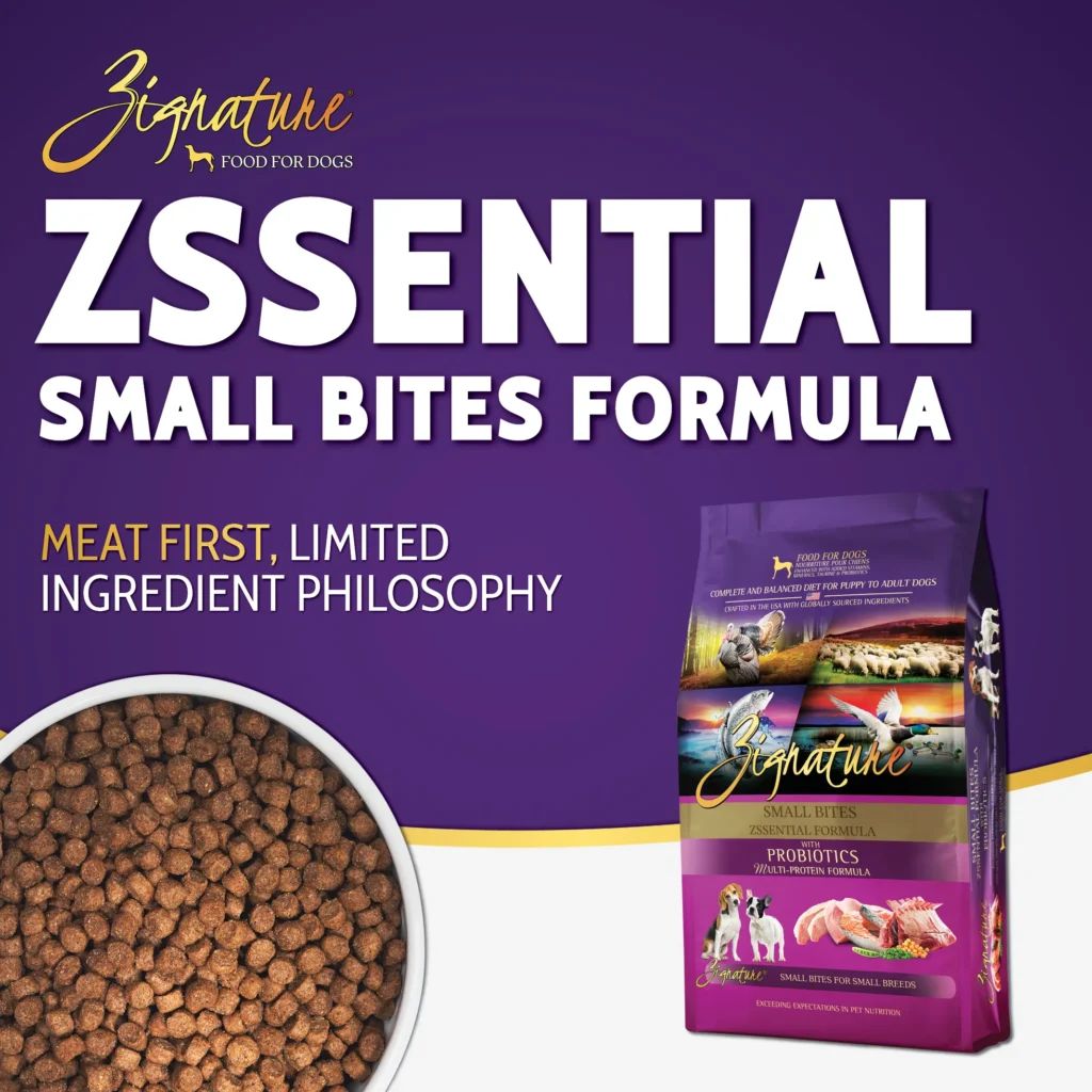 Zignature Zssentials Small Bites Dog 4 Ibs