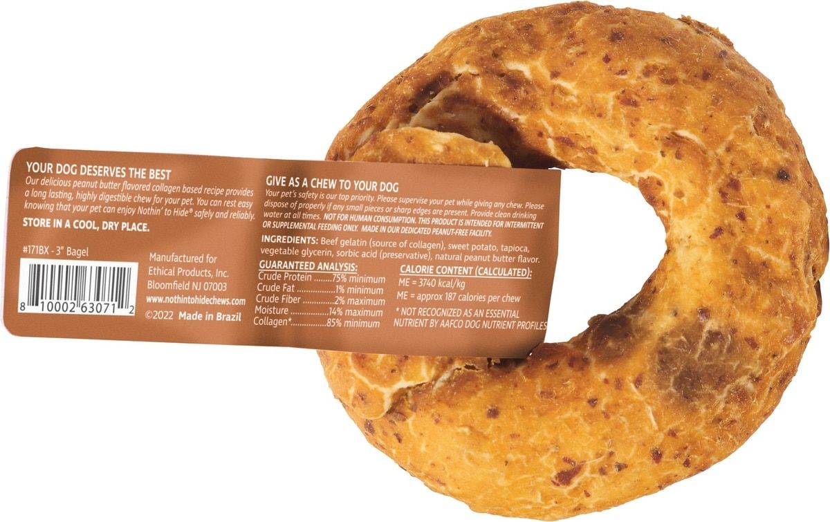 Nothing To Hide 3in Peanut Butter Bagel