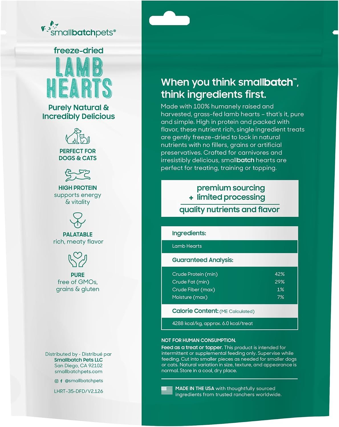 Small Batch Freeze Dried Lamb Liver Treats