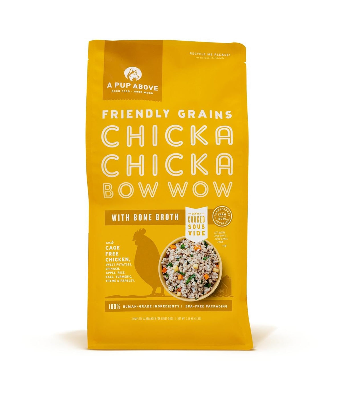 A Pup Above Friendly Grains Chicka Chicka Bow Wow