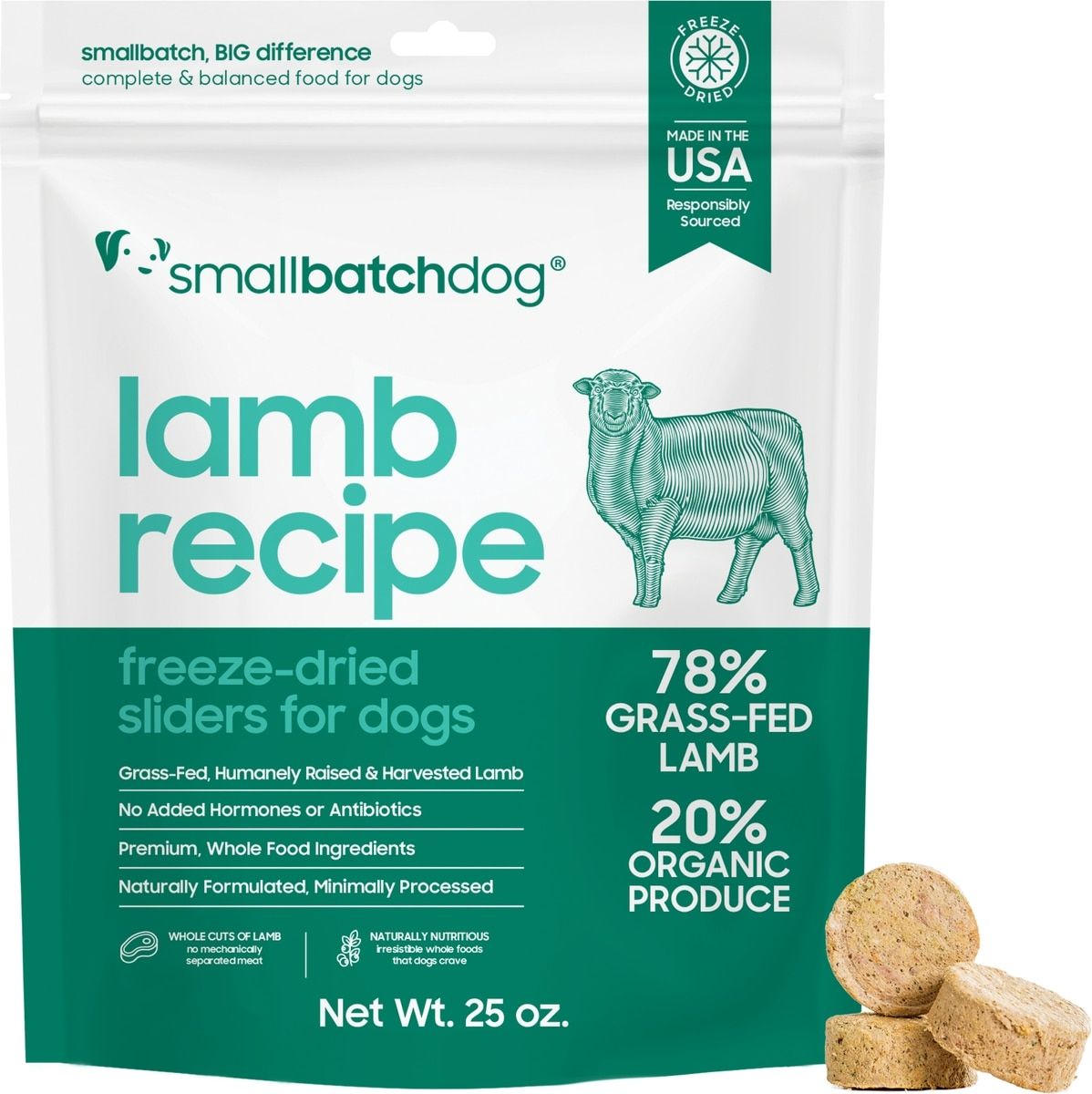 Small Batch Dry Freeze Dried Lamb Sliders