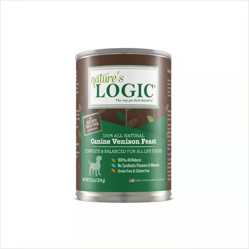 Nature's Logic Canine Canned Food Venison 13.2 oz