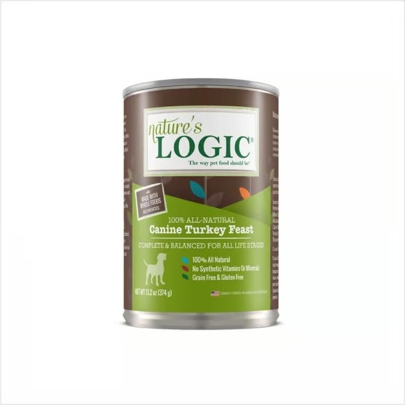 Nature's Logic Canine Canned Food Turkey 13.2oz