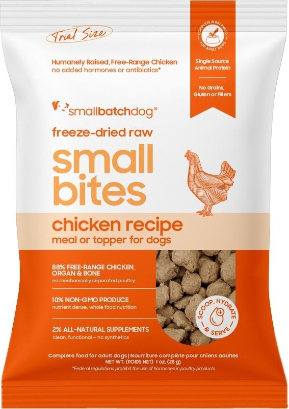 Small Batch Dry Freeze Dried Chicken Small Bites