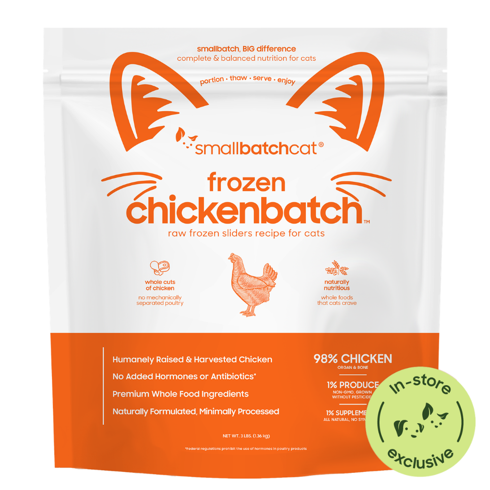 Small Batch Frozen Chicken Sliders for Cats - 3lb