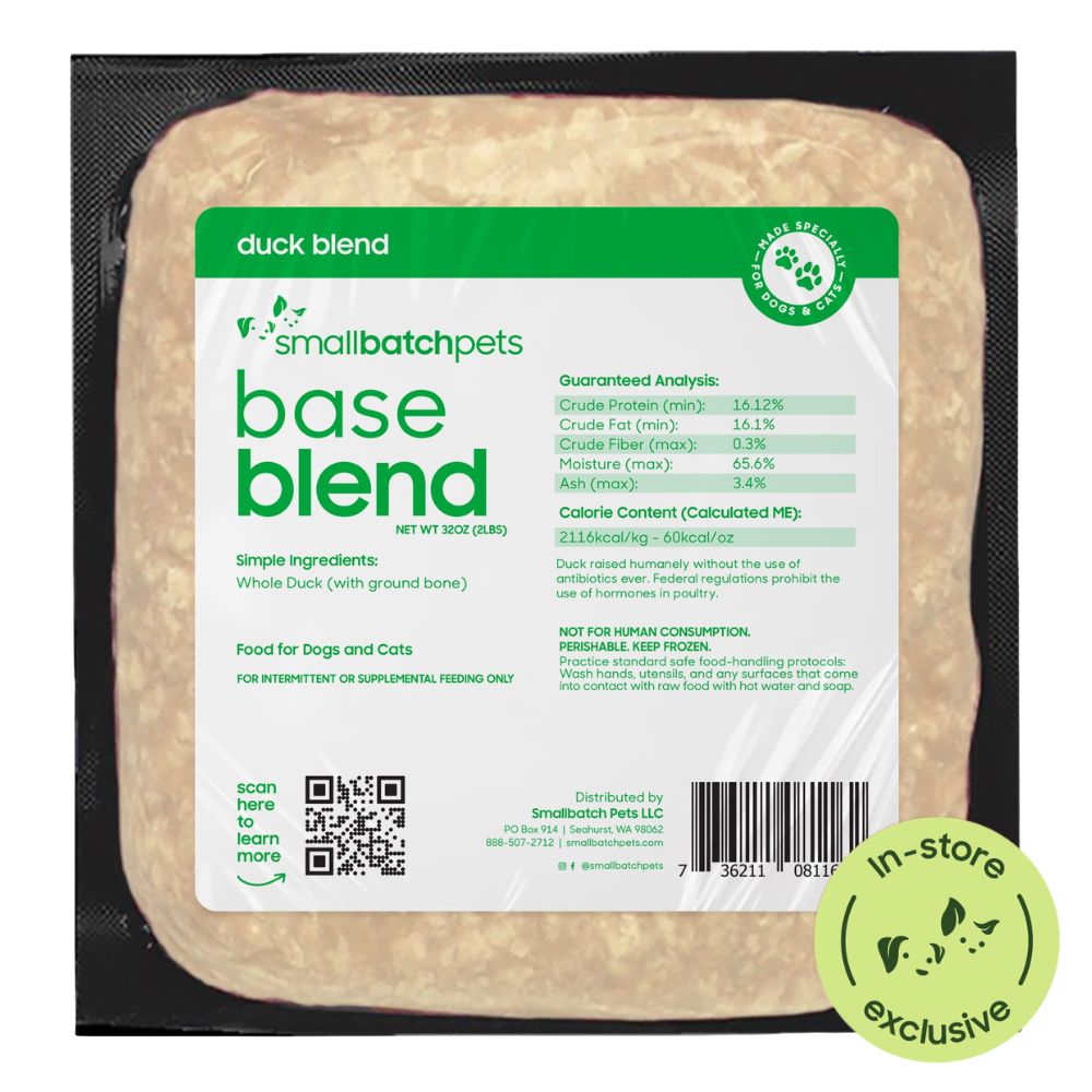 Small Batch Frozen Duck Blend - 2lb Brick