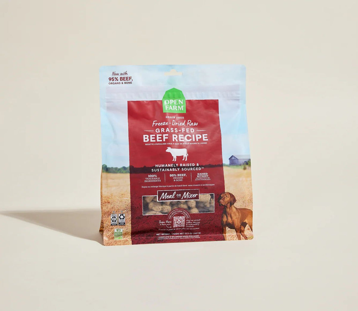 Open Farm Freeze Dried Beef Morsels 3.5oz